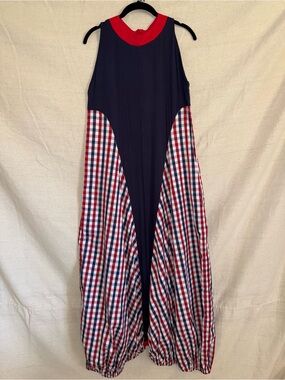 Adept Handmade Sleevless Maxi Balloon Dress